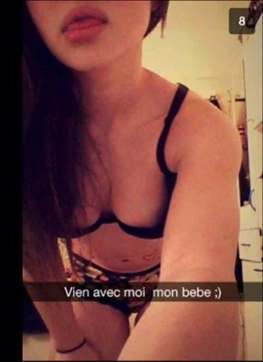 Léa jeune sarce mouille storie story snapchat