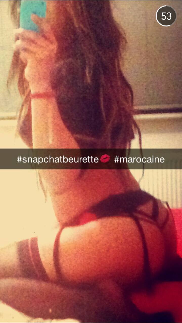 Beurette snapchat salope cochonne coquine